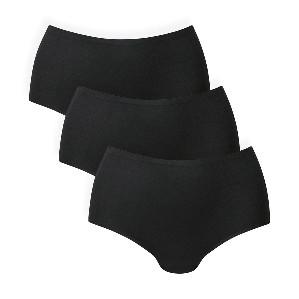 Essentials High Waist+ 1343-3er Pack