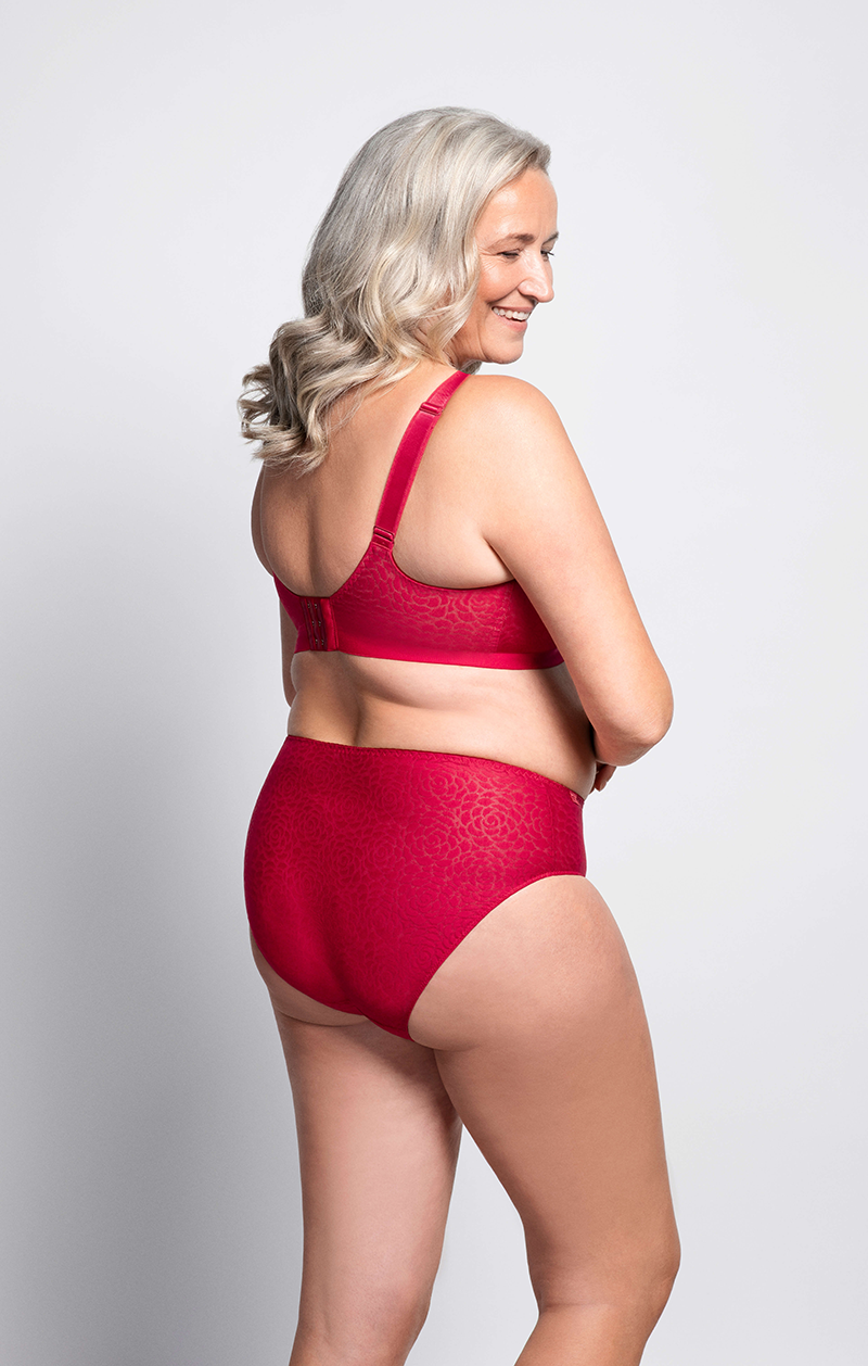 Romy BH ohne Bügel 1928 cranberry
