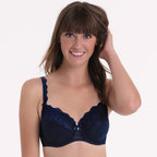 Rosa Faia Bobette Bügel-BH 5288 – Spitzen-BH Cup B–E – schwarz, rubin