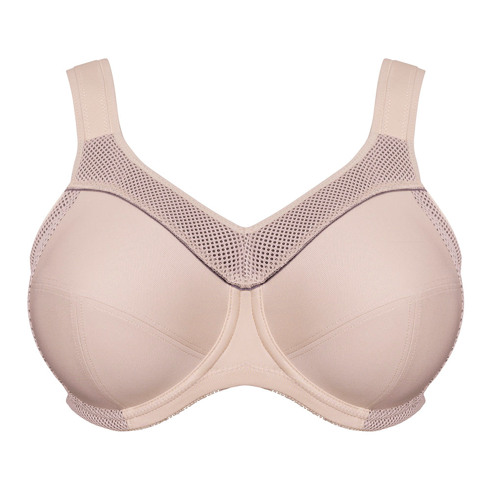 Sport-BH mit Bügel 6024 Cup D-L biscuit