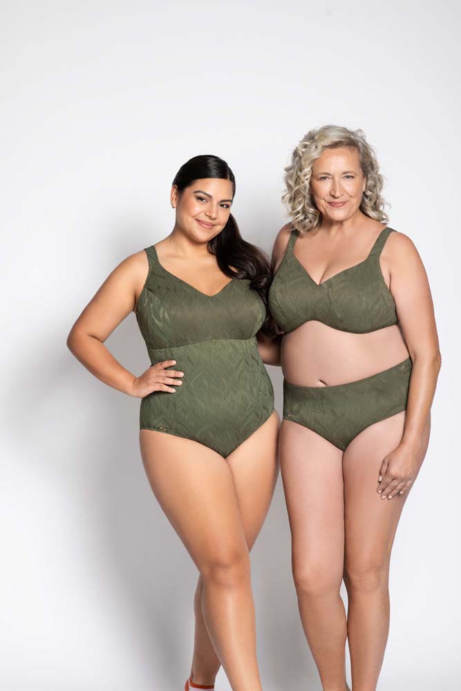 Badeanzug MONACO 98/11 oliv