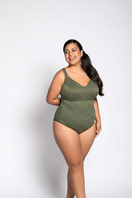 Badeanzug MONACO 98/11 oliv