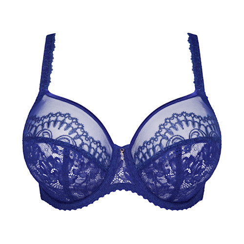 PrimaDonna Shimla Balconette-BH 0163582 – vertikale Naht – Cups C–G – crazy blue