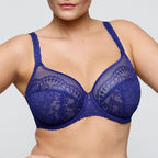 PrimaDonna Shimla Balconette-BH 0163582 – vertikale Naht – Cups C–G – crazy blue
