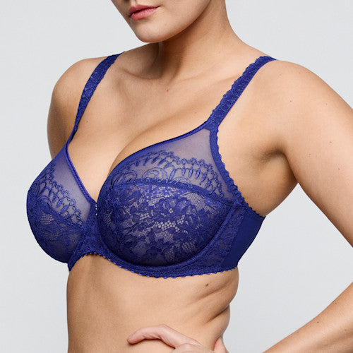 PrimaDonna Shimla Balconette-BH 0163582 – vertikale Naht – Cups C–G – crazy blue