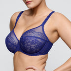 PrimaDonna Shimla Balconette-BH 0163582 – vertikale Naht – Cups C–G – crazy blue
