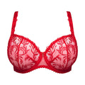 PrimaDonna Solisse Balconette-BH 0163642 – vertikale Naht – Cups C–G – true red