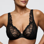PrimaDonna Solisse Plunge-BH 0163644 – tiefes Dekolleté – Cups C–G – schwarz