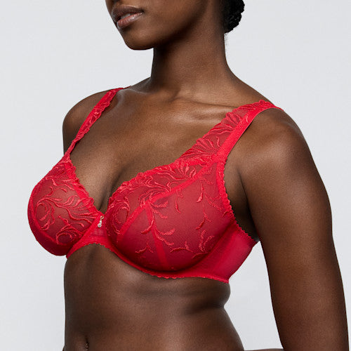 PrimaDonna Solisse Plunge-BH 0163644 – tiefes Dekolleté – Cups C–G – true red