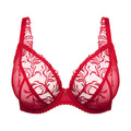 PrimaDonna Solisse Plunge-BH 0163644 – tiefes Dekolleté – Cups C–G – true red