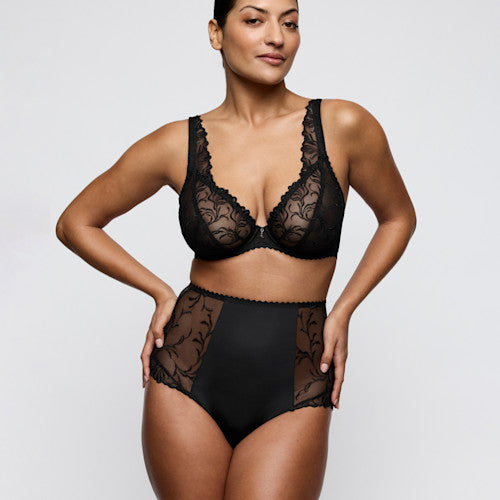 PrimaDonna Solisse Plunge-BH 0163644 – tiefes Dekolleté – Cups C–G – schwarz