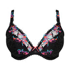 PrimaDonna Miyara Plunge-BH 0163622 – halb gepolstert – Cups C–G – floral eclipse